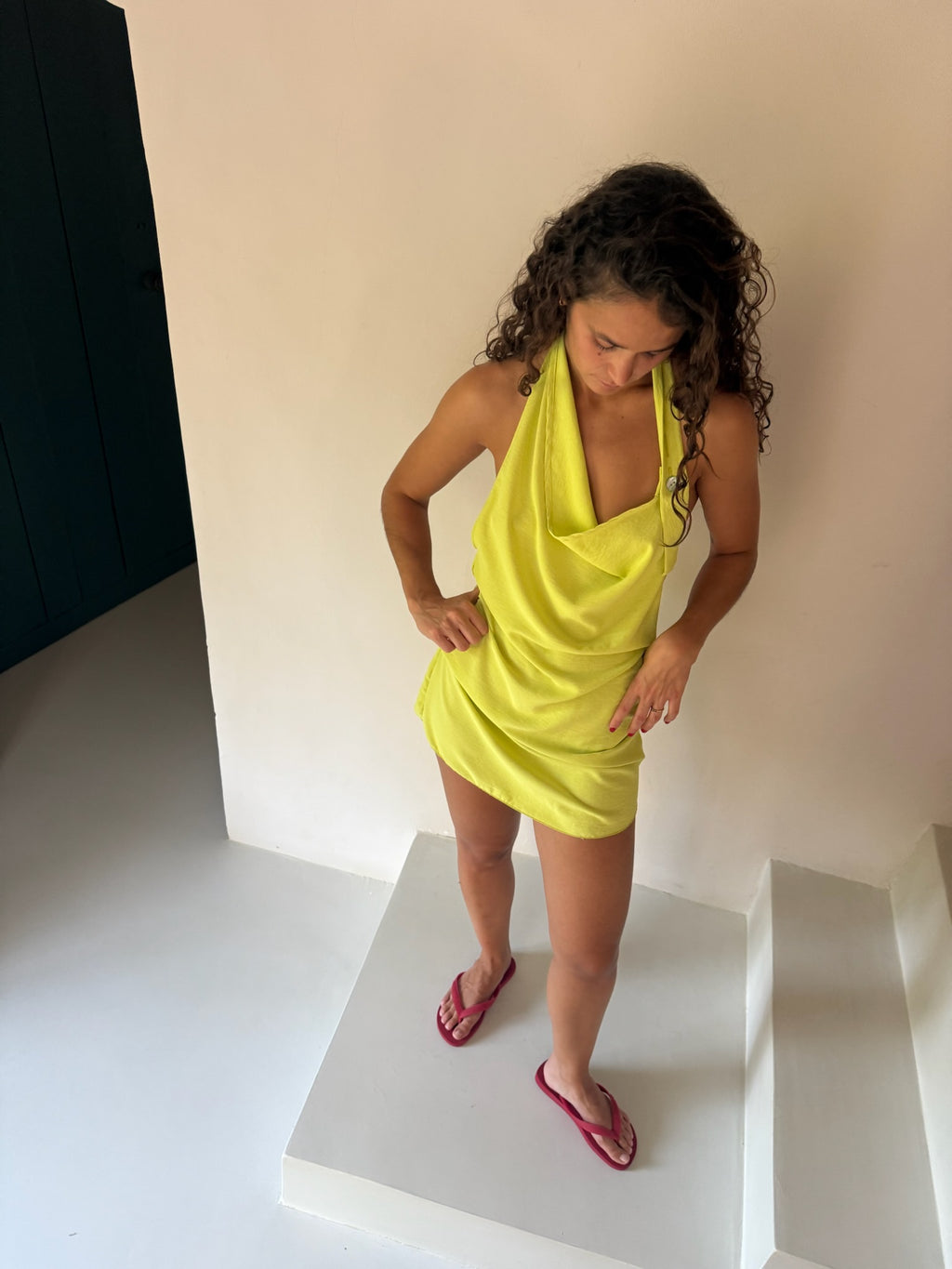 Susurro dress - Lime