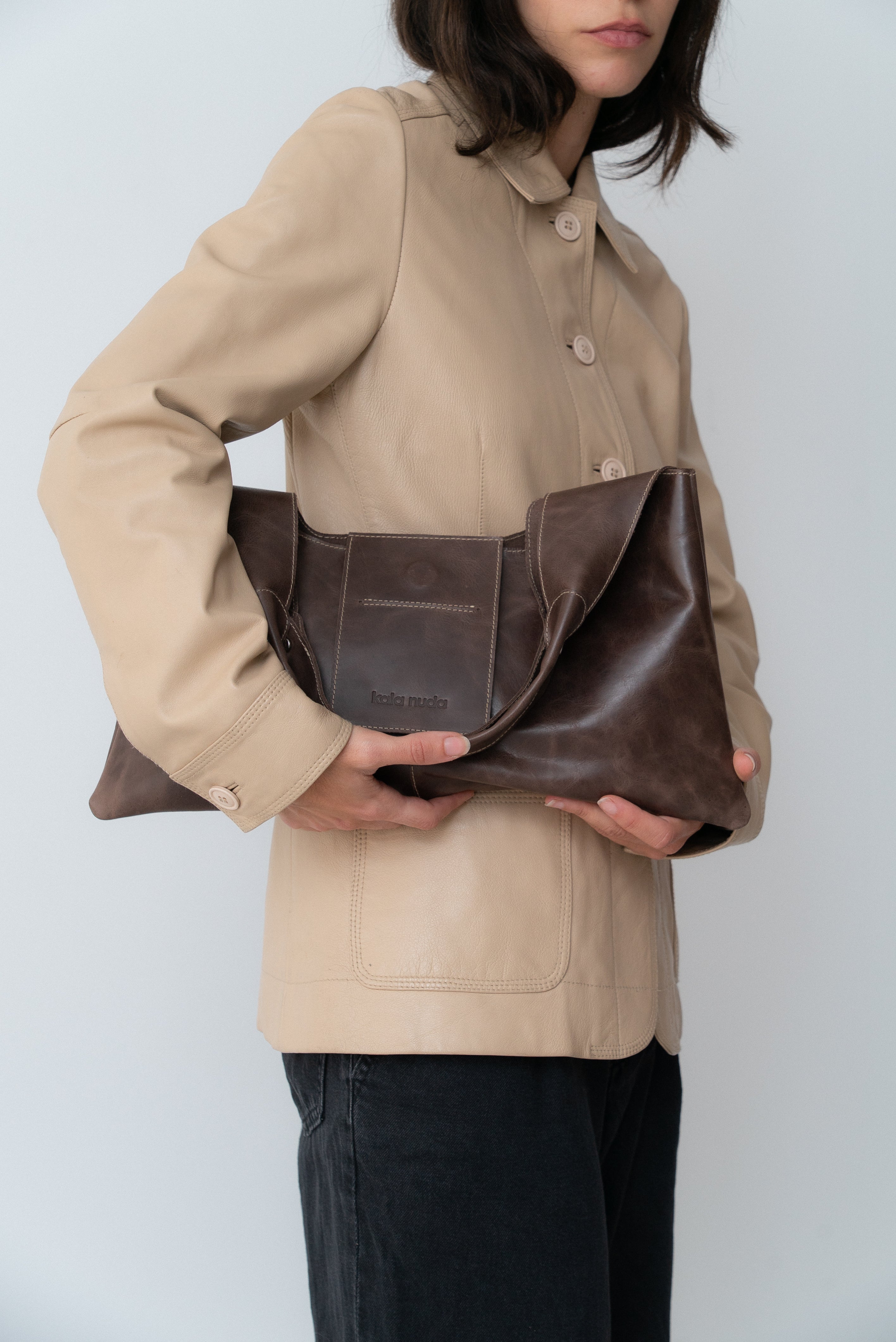 Silencio bag - brown wash