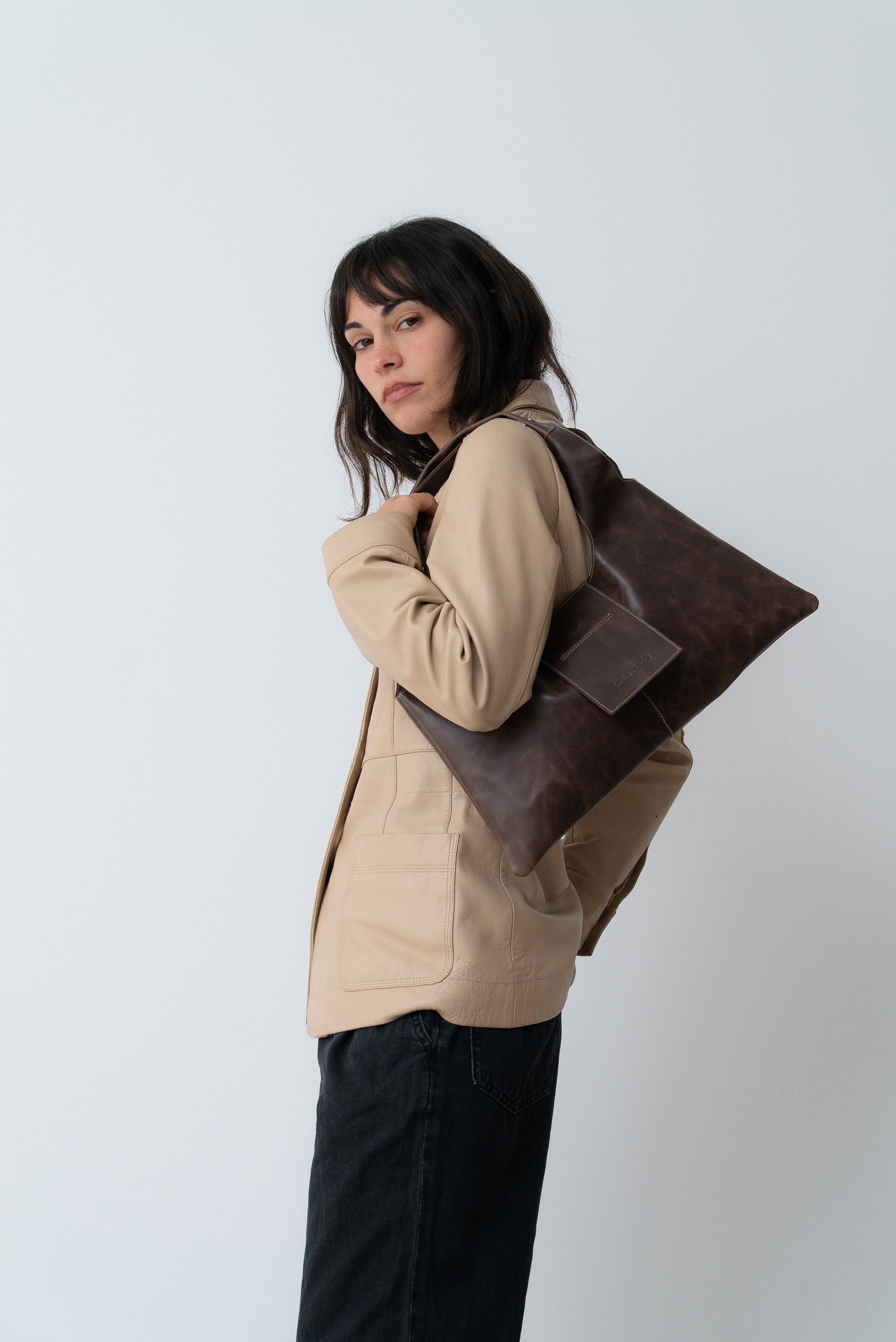 Silencio bag - brown wash