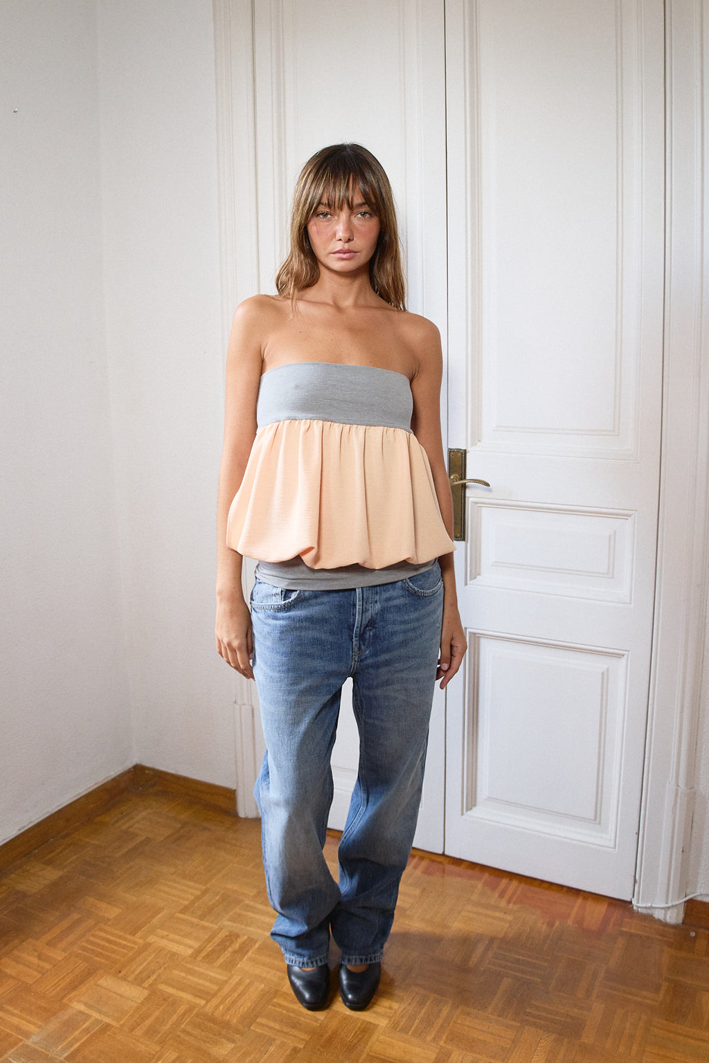 Serena top - Peach
